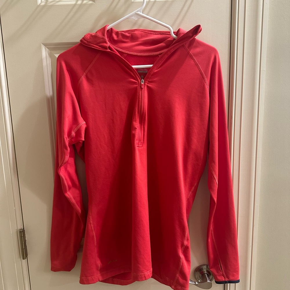 Nike red quarter zip - image 1